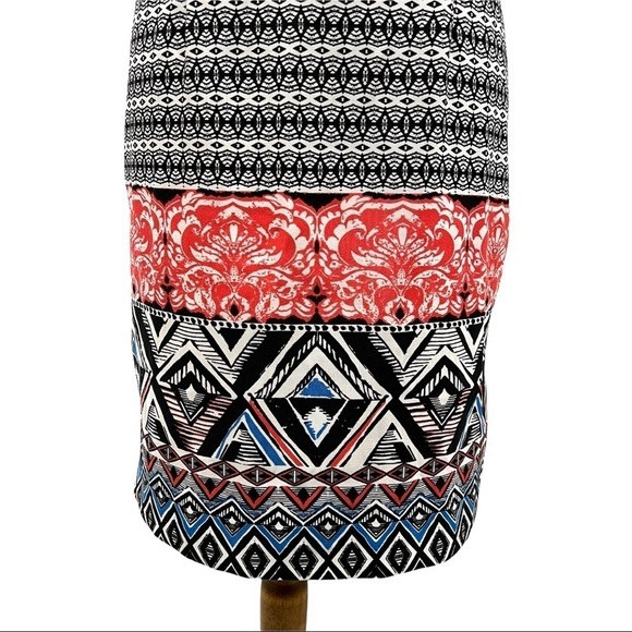 Mario Serrani Italy Printed Sleeveless Sheath Dress - Picture 8 of 16